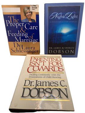 Set Of 3 Christian Family Books By Dr. Laura Schlessinger & Dr. James Dobson